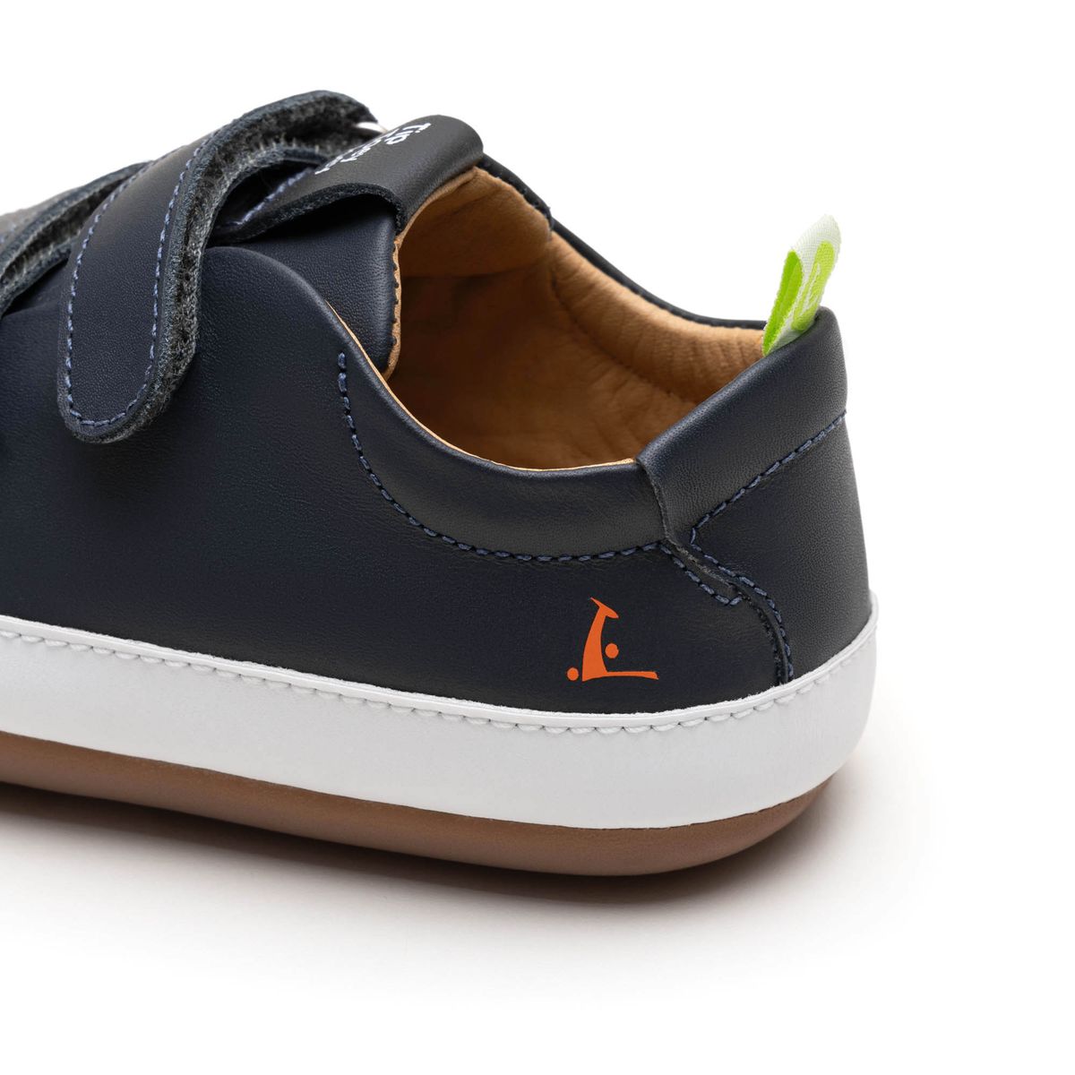 Tip Toey Joey Bossy Navy & White First Walker Sneakers