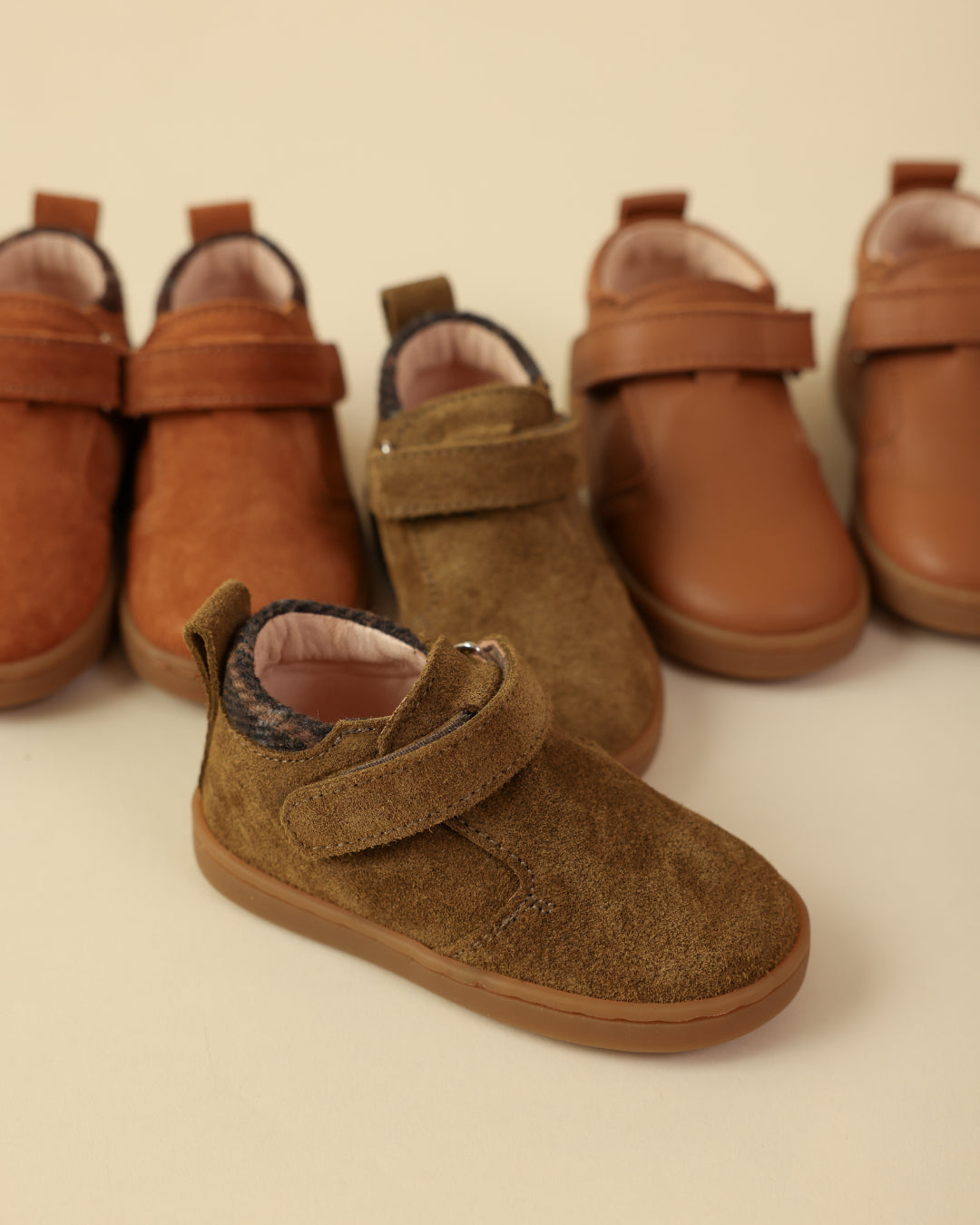 Lazare Jules Khaki-Tartan Sneakers