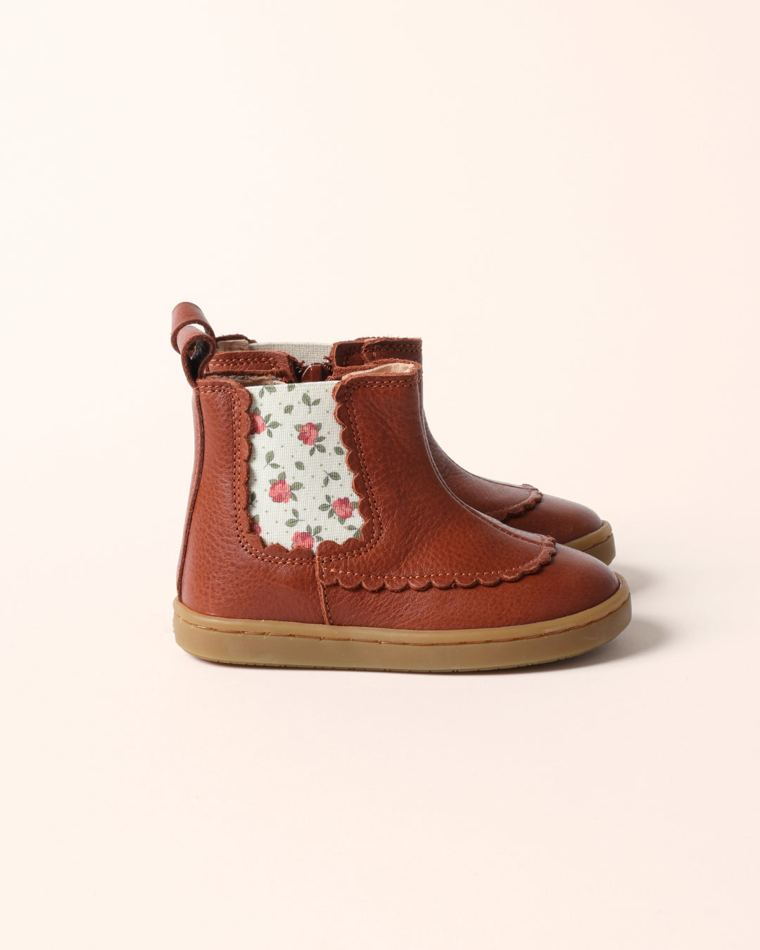 Isaure hazelnut-floral ankle boots