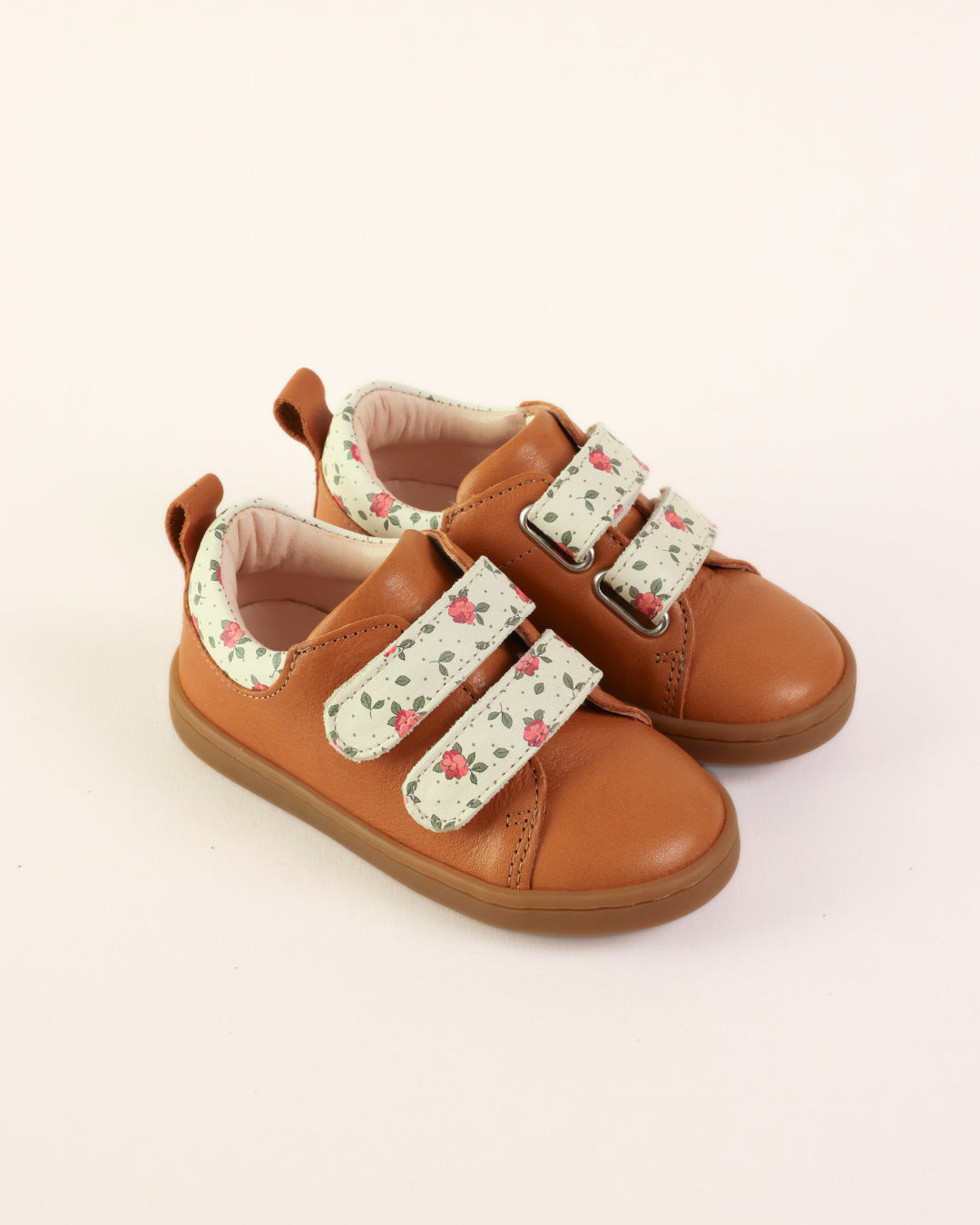 Lazare Mahaut Brown Floral Sneakers