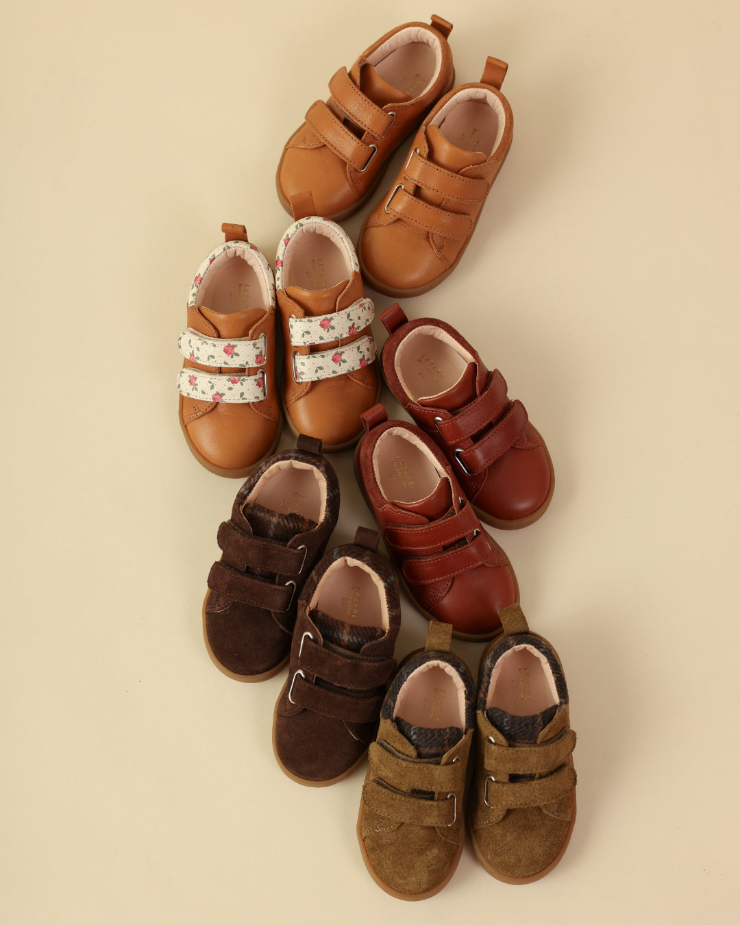 Lazare Mahaut Brown Floral Sneakers